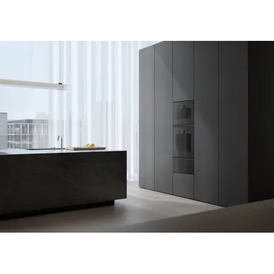 GAGGENAU GS 250 100 Forno Vapore 60x45cm Onyx - Serbatoio - Destra