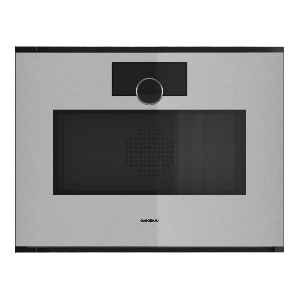 GAGGENAU GM 250 130 Microonda 60x45cm Sterling - 21L - Puerta derecha