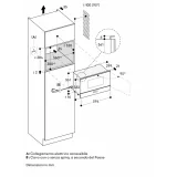 GAGGENAU GM 221 130 Microonde 60x38cm Sterling - 21L - Left door