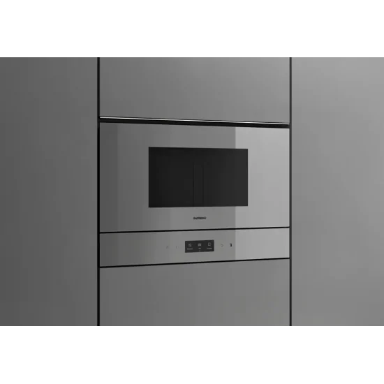 GAGGENAU GM 221 130 Microonde 60x38cm Sterling - 21L - Porte gauche