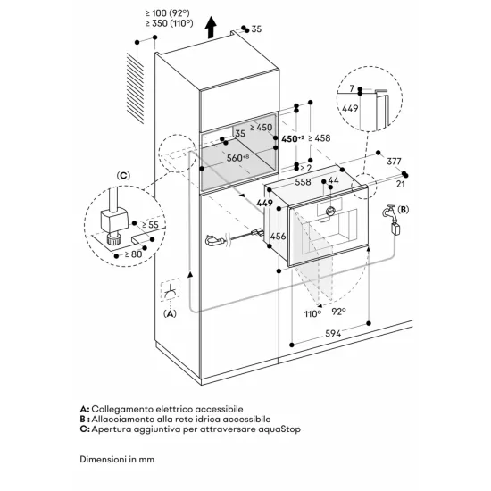GAGGENAU GC 261 130 Machine à café automatique 60x45cm Sterling - Home Connect