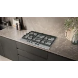 Siemens ec7a5si90 Piano cottura a gas di 75 cm