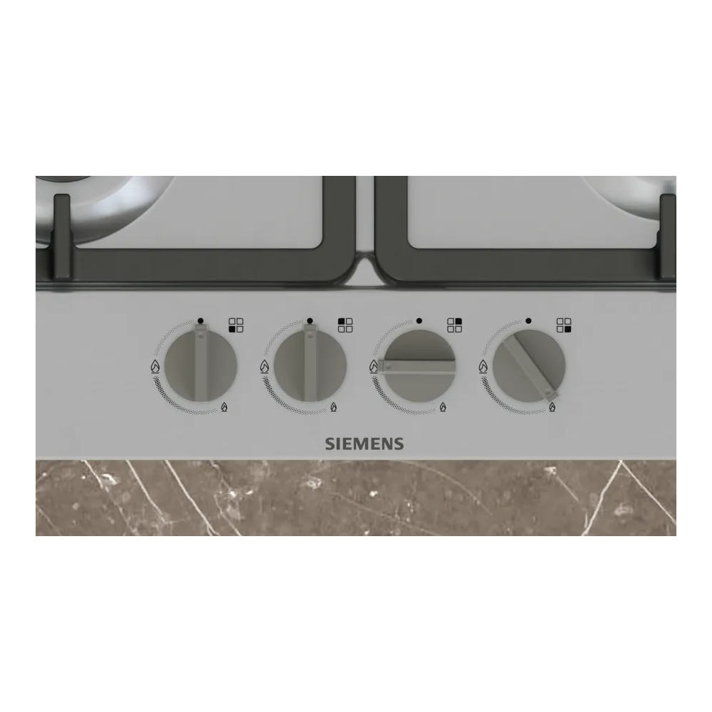 SIEMENS EG6B5PK90 燃气烹饪地板 60厘米无污钢 4 铸铁 IQ300