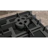 SIEMENS EN6B6HK40 Газовая плитка 60см Стеклянный черный Ghisa iQ300