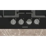 SIEMENS EN6B6HK40 燃气烹饪地板 60厘米玻璃黑吉沙 iQ300