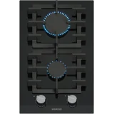 SIEMENS ER3A6BI40 Piano Cottura Gas Domino 30cm stepFlame Vetro Nero