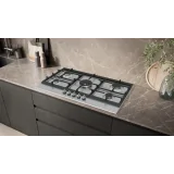 SIEMENS EC9A5RI90 Gasherd Boden 90cm StepFlame Wok 5kW Edelstahl