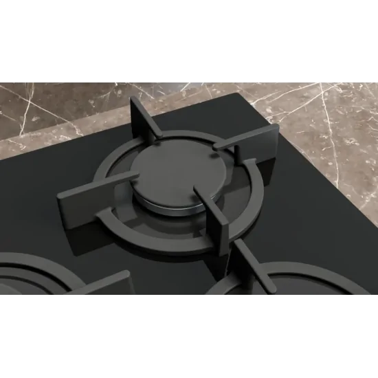 SIEMENS EP7A6QI10 Газосварочный пол 75см StepFlame Wok Glass Black iQ500