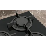 SIEMENS EP7A6QI10 Piano Cottura Gas 75cm stepFlame Wok Vetro Nero iQ500