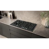 SIEMENS ER9A6SH40 Cottura Gas 90cm iQ700 pasoFlame Glass Black