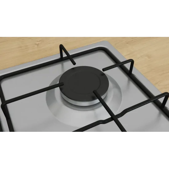 BOSCH PGP6B5K80 Gas Cooking Floor 60cm Series 4 - 4 Inox Cookers en acier