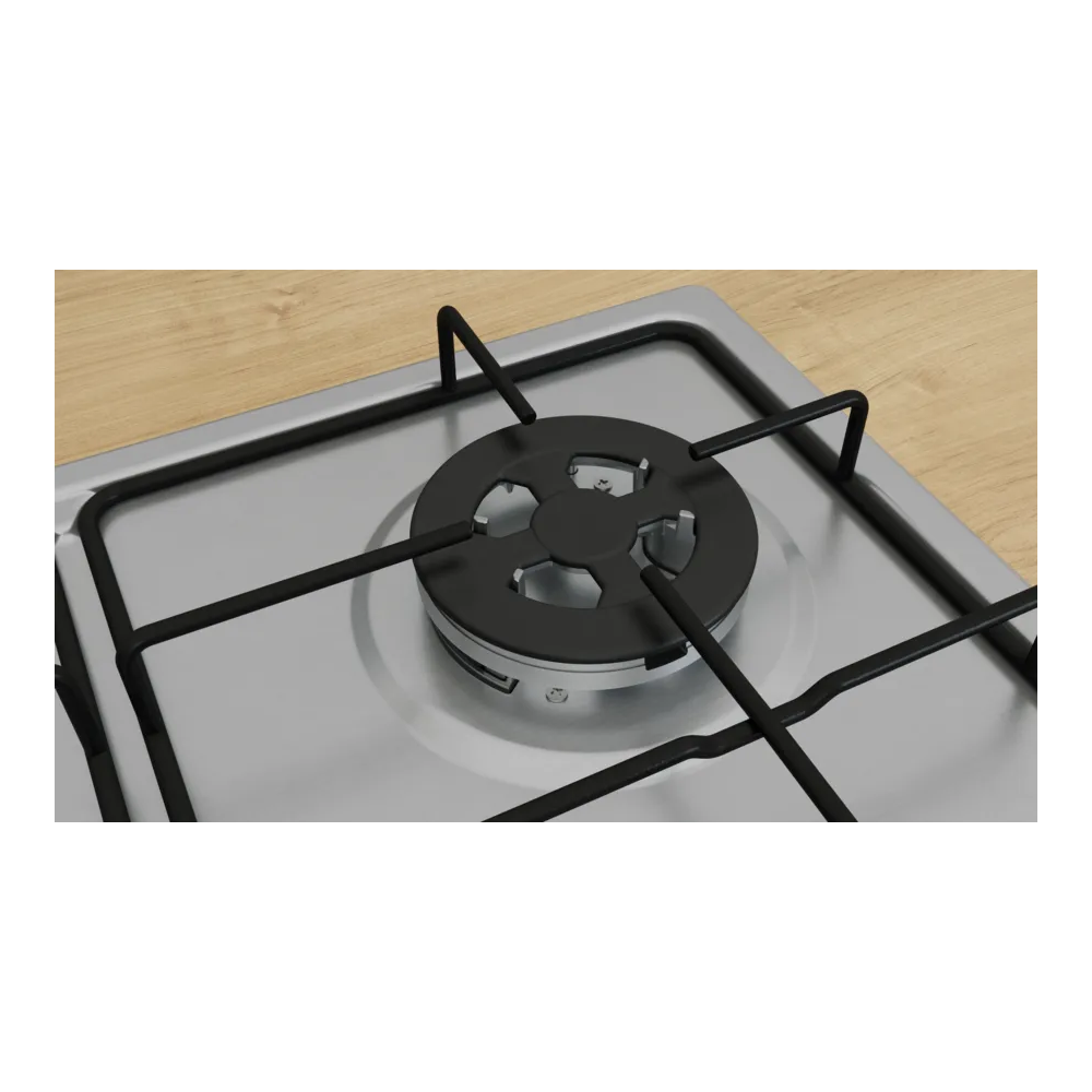 BOSCH PGH6B5K80 Gas Cooking Floor 60cm Series 4 - Stainless Cast Iron