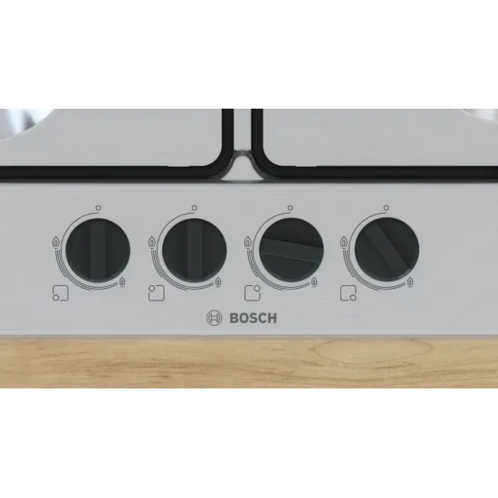 BOSCH PGH6B5K80 Piano Cottura Gas 60cm Serie 4 - Ghisa Inox