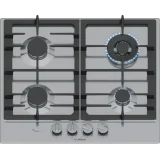 BOSCH PCH6A5I95 Gasherd Boden 60cm FlameSelect Wok 3.5kW Edelstahl