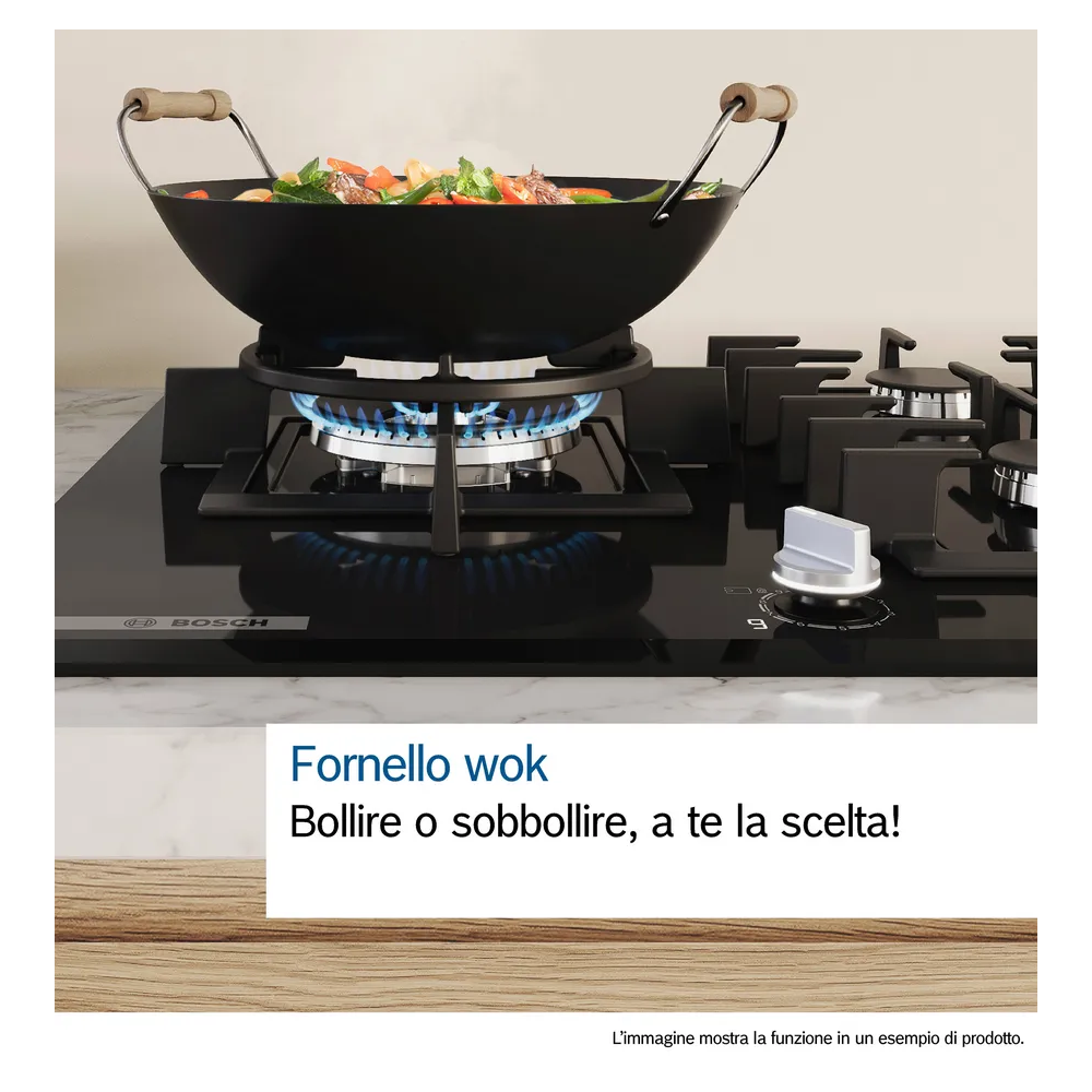 BOSCH PPH6A6I10 Площадка для приготовления газа 60 см FlameSelect Wok