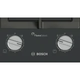 BOSCH PRB3A6I40 Piano Cottura Gas Domino 30cm FlameSelect Vetro Nero