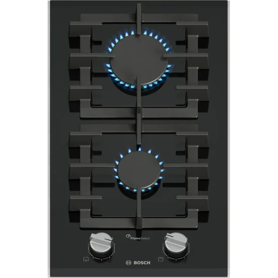 BOSCH PRB3A6I40 Cottura Gas Domino 30cm FlameSelect Black Glass