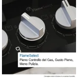 BOSCH PRA3A6I10 Piano Cottura Domino Gas 30cm Wok 6.0kW FlameSelect