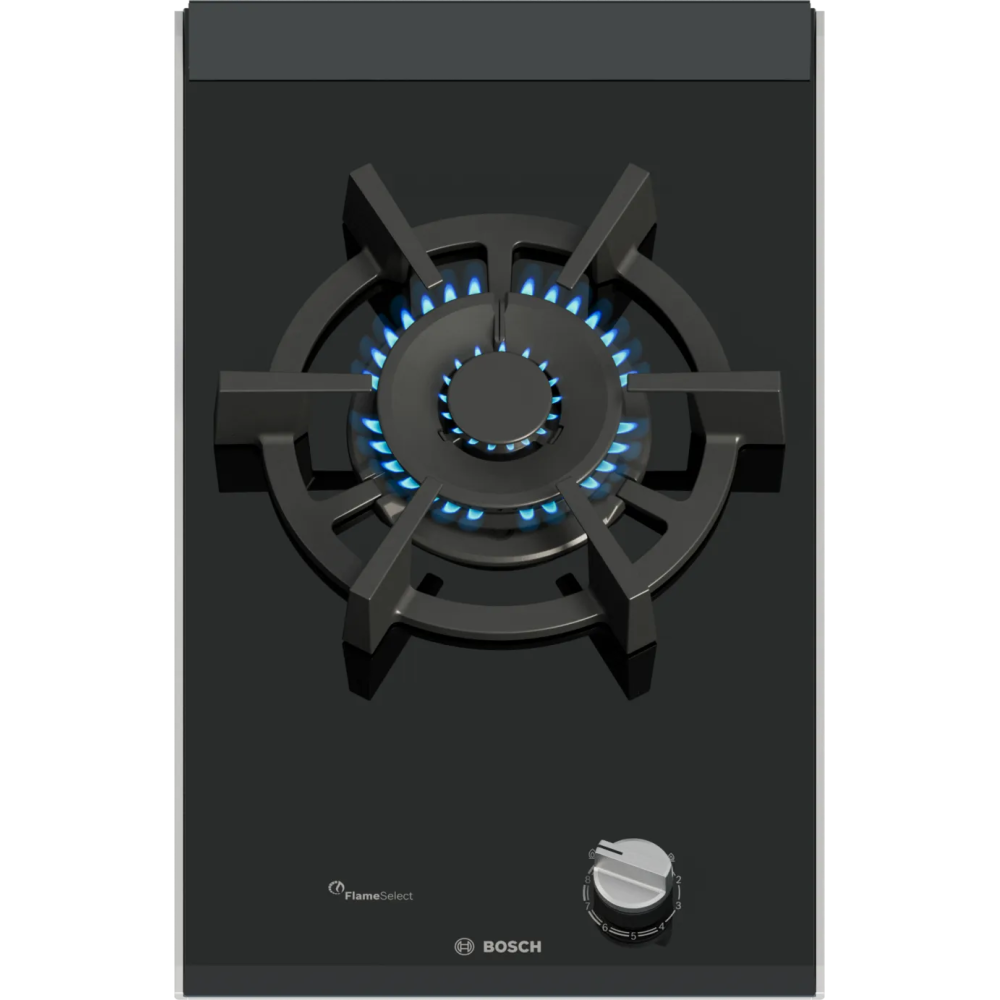 BOSCH PRA3A6I10 Piano Cottura Domino Gas 30cm Wok 6.0kW FlameSelect