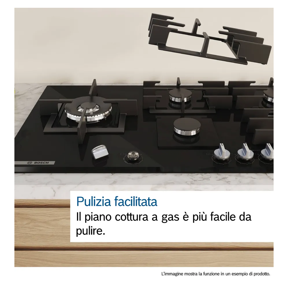 BOSCH PRS9A6H40 Пол для приготовления газа 90 см 5 Fuochi Wok 5 кВт Home Connect