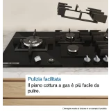 BOSCH PRS9A6H40 Gas Cooking Floor 90cm 5 Fuochi Wok 5kW Inicio Conectar