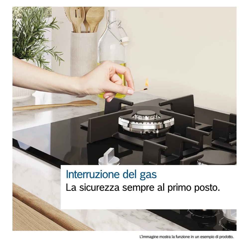 BOSCH PRS9A6H40 Пол для приготовления газа 90 см 5 Fuochi Wok 5 кВт Home Connect
