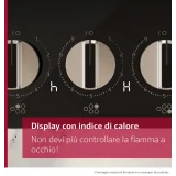 NEFF T29RHS4S0 Gas Cocina Piso 90cm FlameSelect Wok 5kW Negro Vidrio