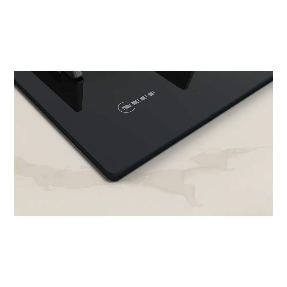 NEFF T27PIQ4S0 Gas Cooking Floor 75cm FlameSelect Wok 4kW Black Glass