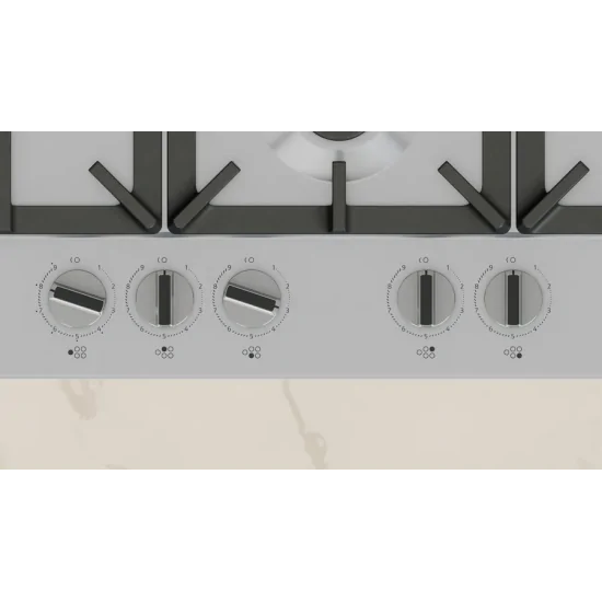 NEFF T27CIS8N0 Gasherd Boden 75cm FlameSelect Dual Wok 5kW Edelstahl