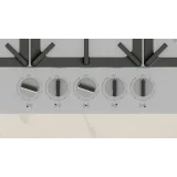 Wohnung Kochen Edelstahl dreifach zentrale Krone.a Gas 75 cm NEFF