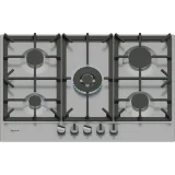Plat Cooking Acier inoxydable triple couronne centrale.a Gaz 75 cm NEFF