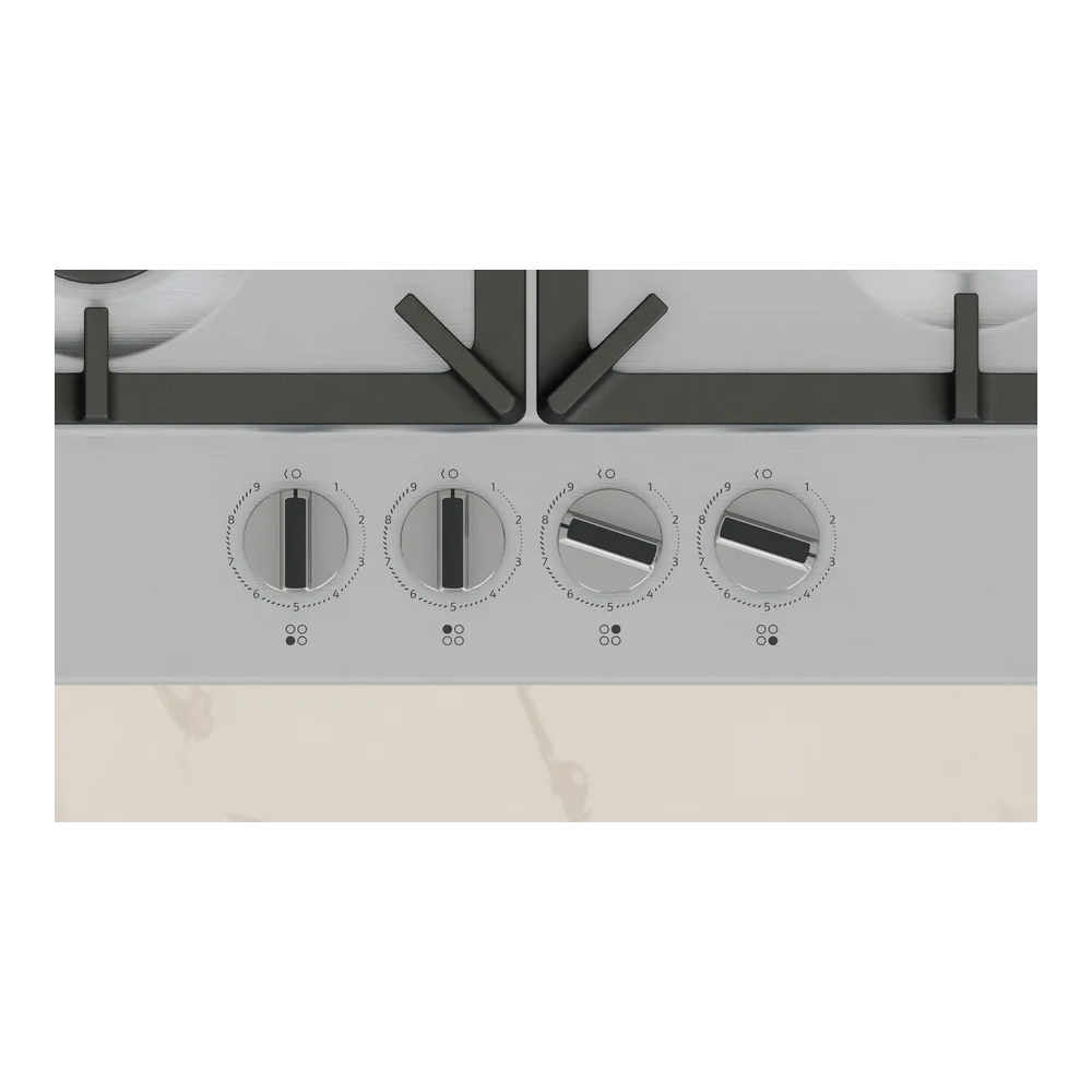 Floor Cooking Stainless steel triple crown .a Gas from 60 cm 4 NEFF fires