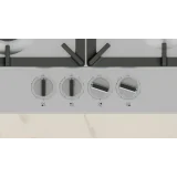 Piano Cottura Acciaio Inox tripla corona .a Gas da 60 cm 4 fuochi NEFF