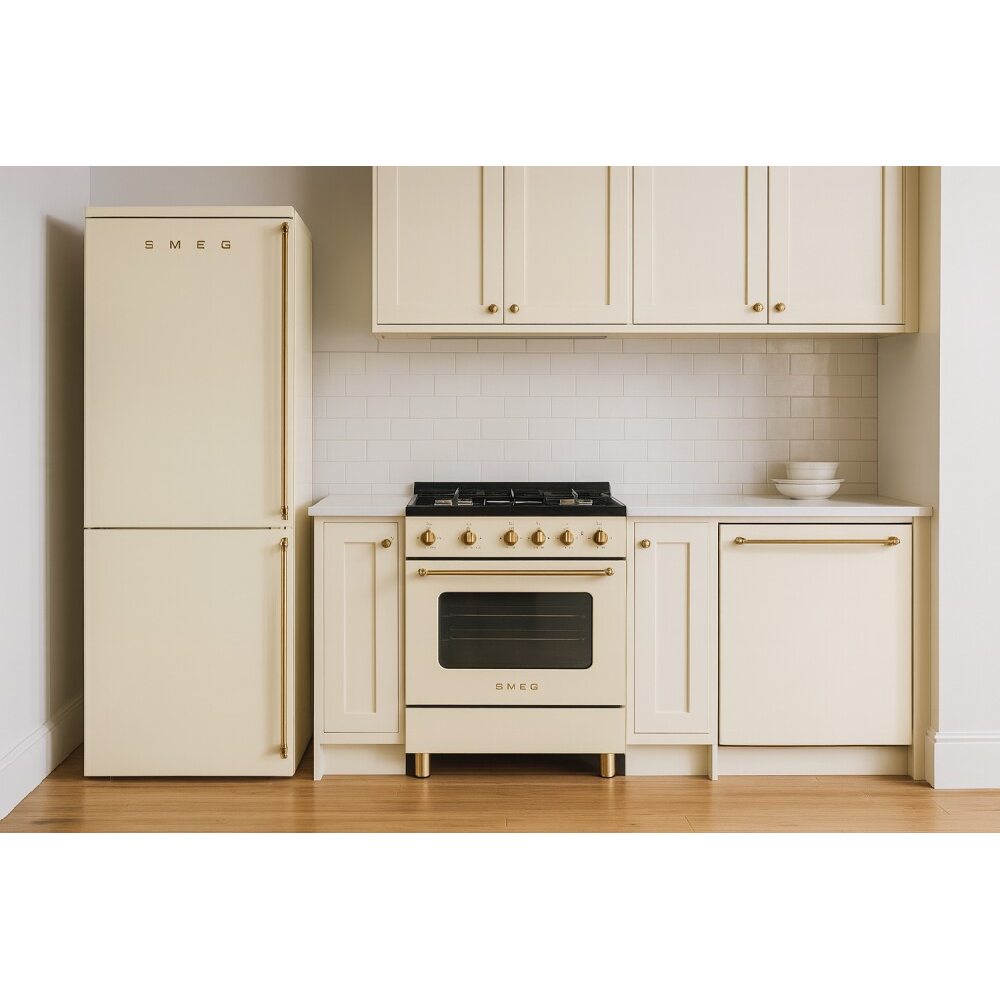 SMEG FA8005LPO6 Colonial combined fridge cream Left D