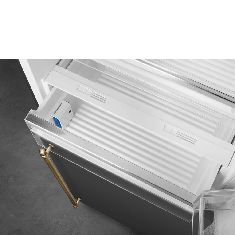 SMEG FA8005LAO6 холодильник комбинированного колониального антрацита влево