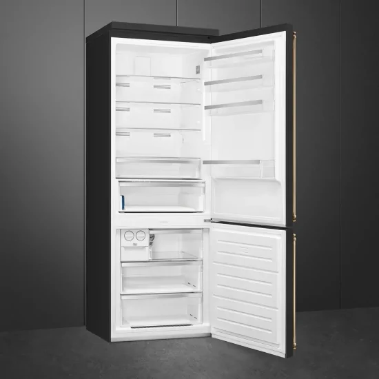 SMEG FA8005LAO6 Réfrigérateur combiné anthracite colonial gauche