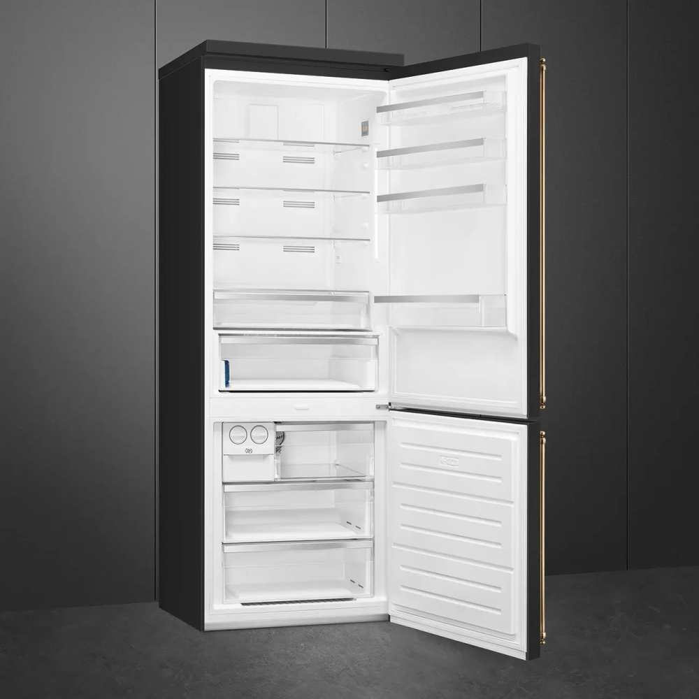 SMEG FA8005LAO6 Réfrigérateur combiné anthracite colonial gauche