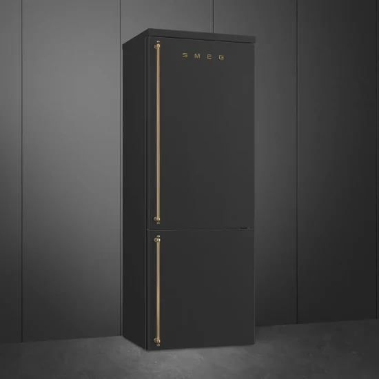 SMEG FA8005RAA6 Kühlschrank kombiniert Kolonialanthrazit rechts d