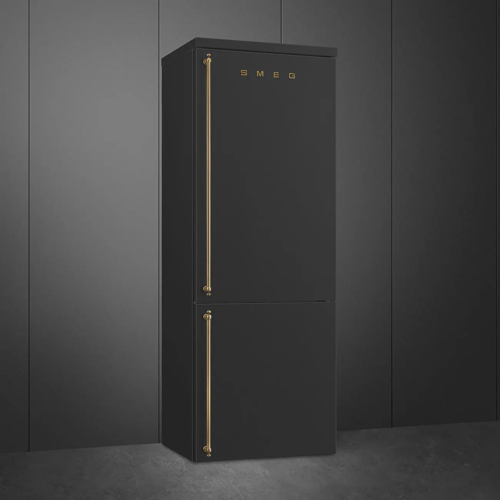 SMEG FA8005RAO6 Холодильник комбинированного колониального антрацита справа D