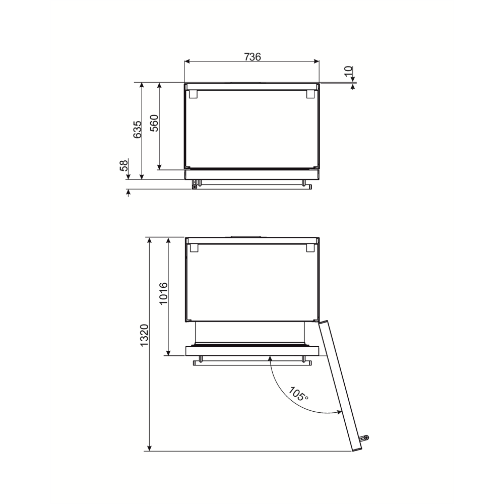 SMEG RF376LSIX Combined stainless steel left hinge refrigerator