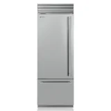 SMEG RF376LSIX комбинированного холодильника классическая нержавеющая сталь без морозного ледяного производителя левый шарнир