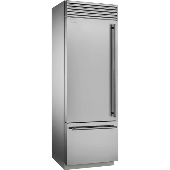 SMEG RF376LSIX комбинированная нержавеющая сталь левый шарнирный холодильник