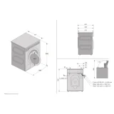 ASKO W7096XG Lavatrice 9 Kg 1600 giri Classe A, Quattro Construction™, Auto Dose