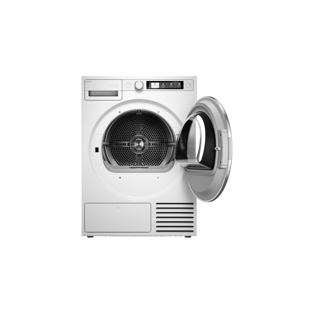 Asko T509HRW Sèche-linge 9 kg Pompe à chaleur Classe B, Dose de voiture, Affichage TFT