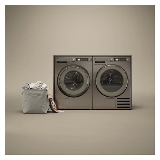 ASKO T509HRT dryer 9 kg titanium style, heat pump class b, 59 db