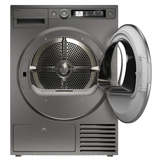 ASKO T509HRT dryer 9 kg titanium style, heat pump class b, 59 db