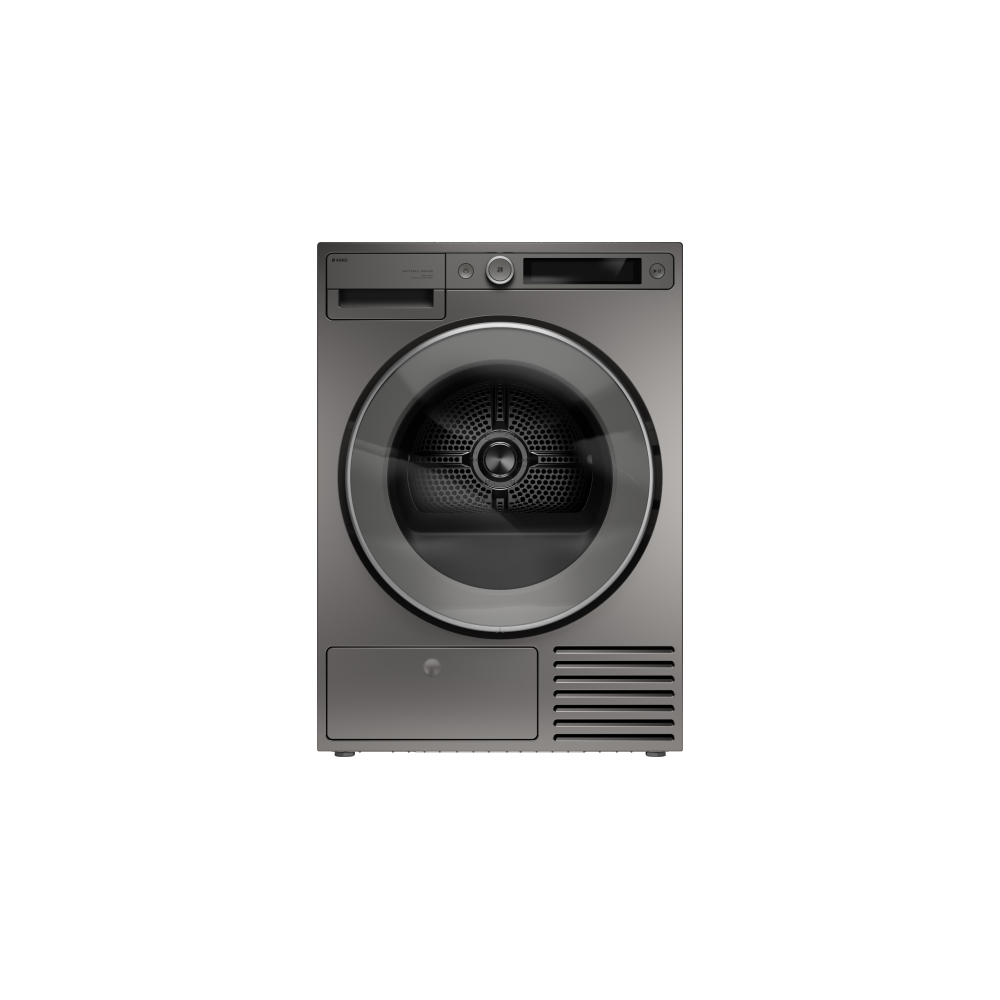 Asko T509HRT Shaserer 9 кг титановый стиль, тепловой насос класс B, 59 дБ