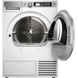 Secadora Askeo T709HUW 9 kg de estilo + Blanco, Bomba de calor de Clase B, Vapor, Guardia de paquete