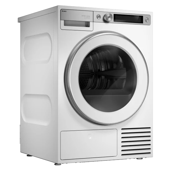 Asko T709HUW Trockner 9 kg Stil + Weiß, Klassen-Wärmepumpe, Dampf, Bündelschutz