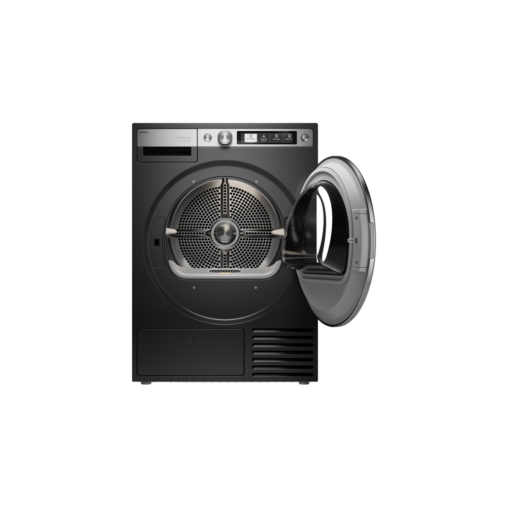 Asko T709hug Shareer 9 кг черный графитовый стиль +, тепловой насос класс B, Steam, 58 дБ